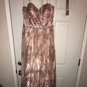 Rose gold dress